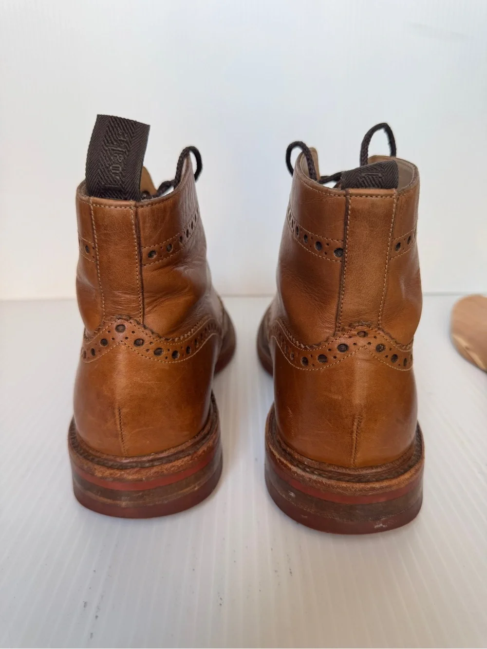 Loake Brown Leather Men’s Dress Boots - Size 10US/9UK